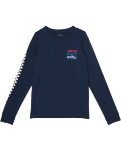 Vans Kids Worldwide Long Sleeve (Big Kids)