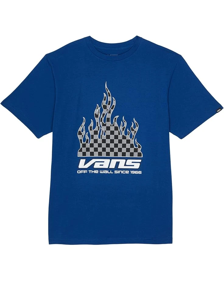 Vans Kids Reflective Checkerboard Flame Short Sleeve (Big Kids) Vans Kids Reflective Checkerboard Flame Short Sleeve (Big Kids) -Vans 61jfici7XnL. AC SR736920