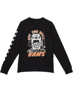Vans Kids SK8 Skull Long Sleeve (Big Kids)