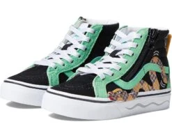 Vans Kids Sk8-Hi Reissue Side Zip Snake (Little Kid)