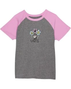 Vans Kids Flower Pot Short Sleeve Raglan (Big Kids)